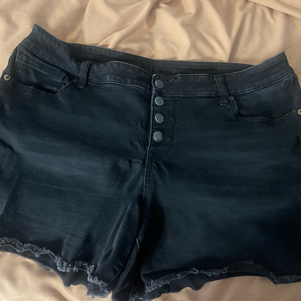 Maurices Dark Denim Jean Shorts